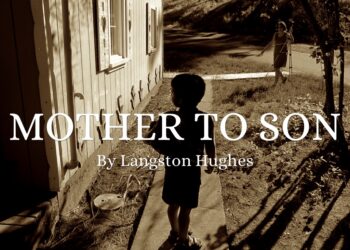 Analyze the use of metaphor in Langston Hughes Mother to Son