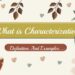 What is Characterization Definition And Examples