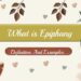 What is Epiphany Definition And Examples