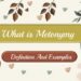 What is Metonymy Definition And Examples