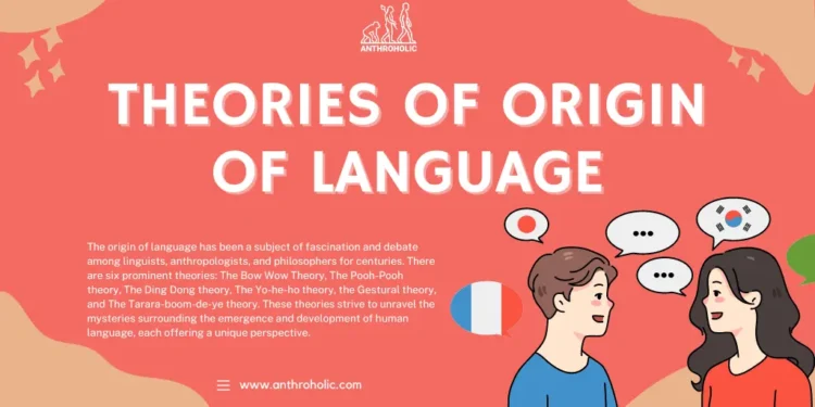 The Theories on the origin of language