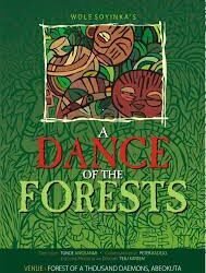 What political statement does Soyinka make in his play A Dance of the Forests