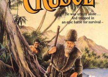Comment on the development of the character of Robinson Crusoe in the story