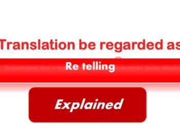 Can translation be regarded as re telling
