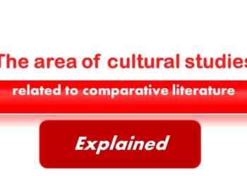 How is the area of cultural studies related to comparative literature
