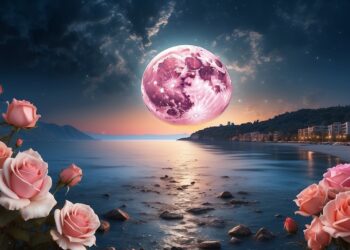 The moon rose over the bay Poem summary line by line