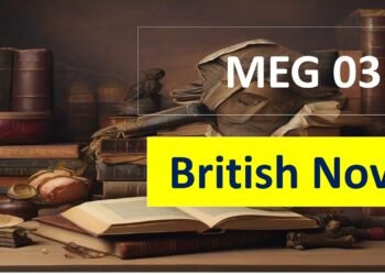 MEG 03 British Novel Solved Assignment 2023-24