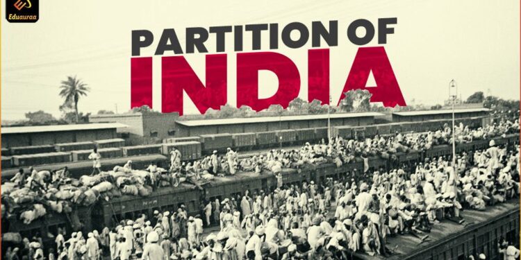 Which event occurred as a result of india’s partition in 1947