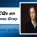 MCQs on Thomas Gray
