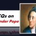 MCQs on Alexander Pope