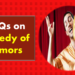 MCQs on Comedy of Humors