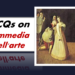 MCQs on Commedia Dell'arte