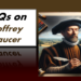 MCQs on Geoffrey Chaucer