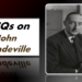 MCQs on John Mandeville