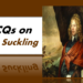 MCQs on John Suckling