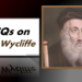 MCQs on John Wycliffe