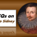 MCQs on Philip Sidney