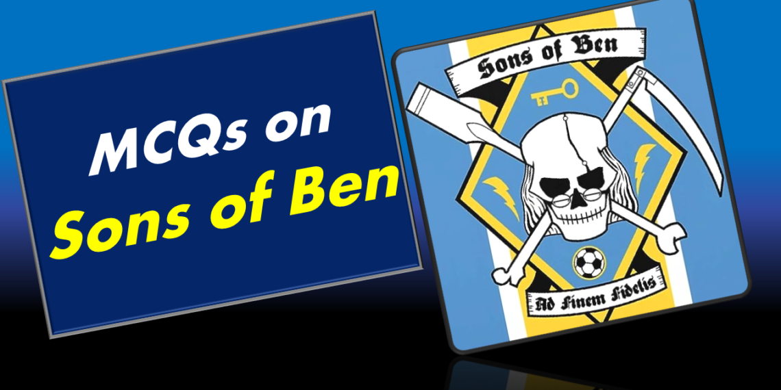 MCQs on Sons of Ben