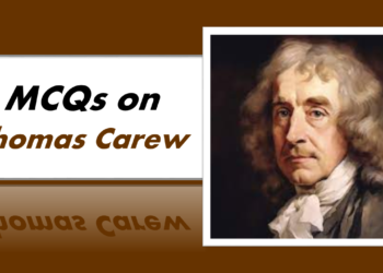 MCQs on Thomas Carew