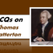 MCQs on Thomas Chatterton