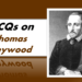 MCQs on Thomas Heywood