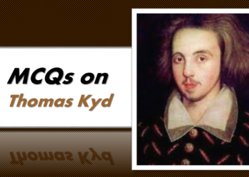 MCQs on Thomas Kyd