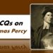 MCQs on Thomas Percy