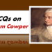 MCQs on William Cowper