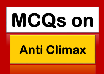 MCQs on Anti Climax