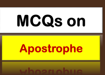 MCQs on Apostrophe