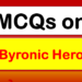 MCQs on Byronic 