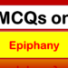 MCQs on Epiphany
