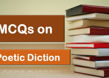 MCQs on Poetic Diction