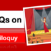 MCQs on Soliloquy