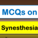 MCQs on Synesthesia