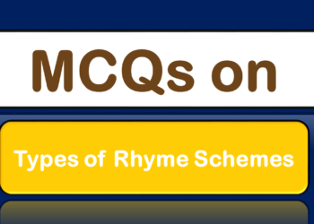 MCQs on Types of Rhyme Schemes