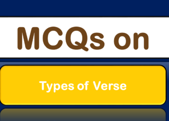 MCQs on Types of Verse