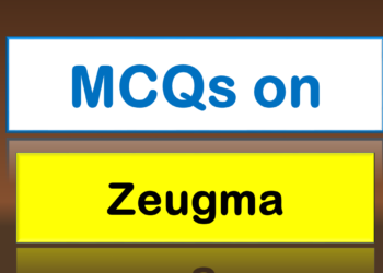 MCQs on Zeugma