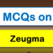 MCQs on Zeugma