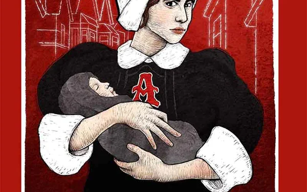 Analyze the symbolism of the scarlet letter in Nathaniel Hawthorne's novel