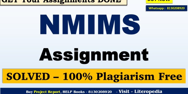 NMIMS Marketing Management Solved Assignment for JUNE 2024