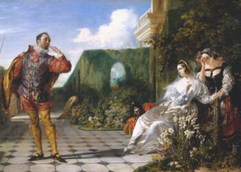 Maclise, Daniel; Scene from 'Twelfth Night' ('Malvolio and the Countess'); Tate; http://www.artuk.org/artworks/scene-from-twelfth-night-malvolio-and-the-countess-200625