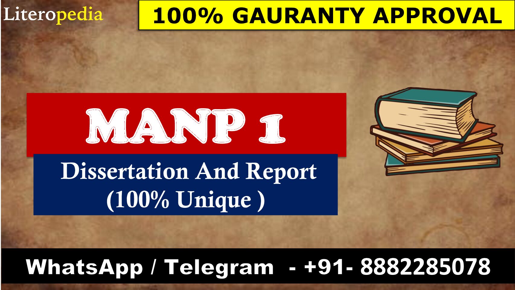 IGNOU MANP 1 Dissertation And Report (100% Unique )