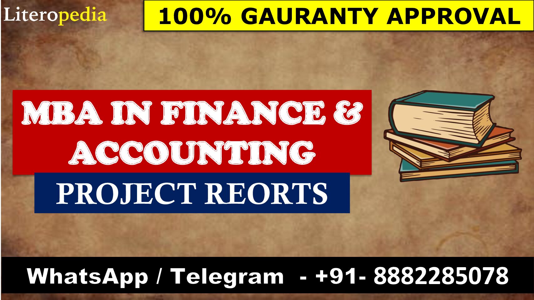 MBA IN FINANCE & ACCOUNTING PROJECT REORTS 2025