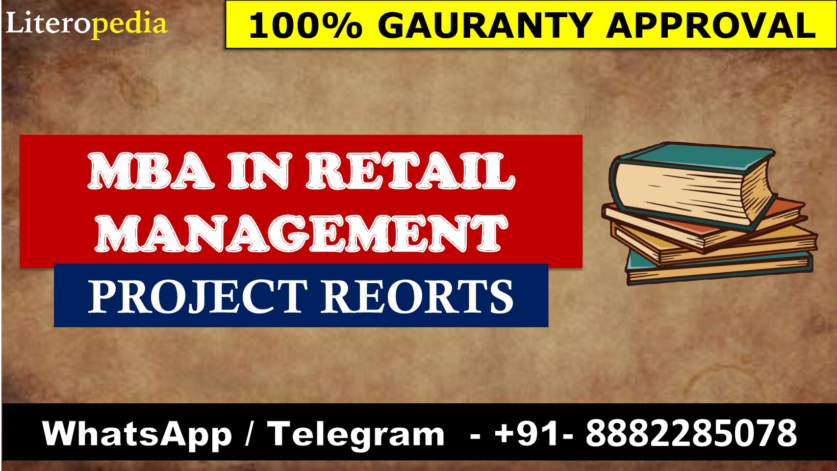 MBA IN RETAIL MANAGEMENT PROJECT REORTS 2025