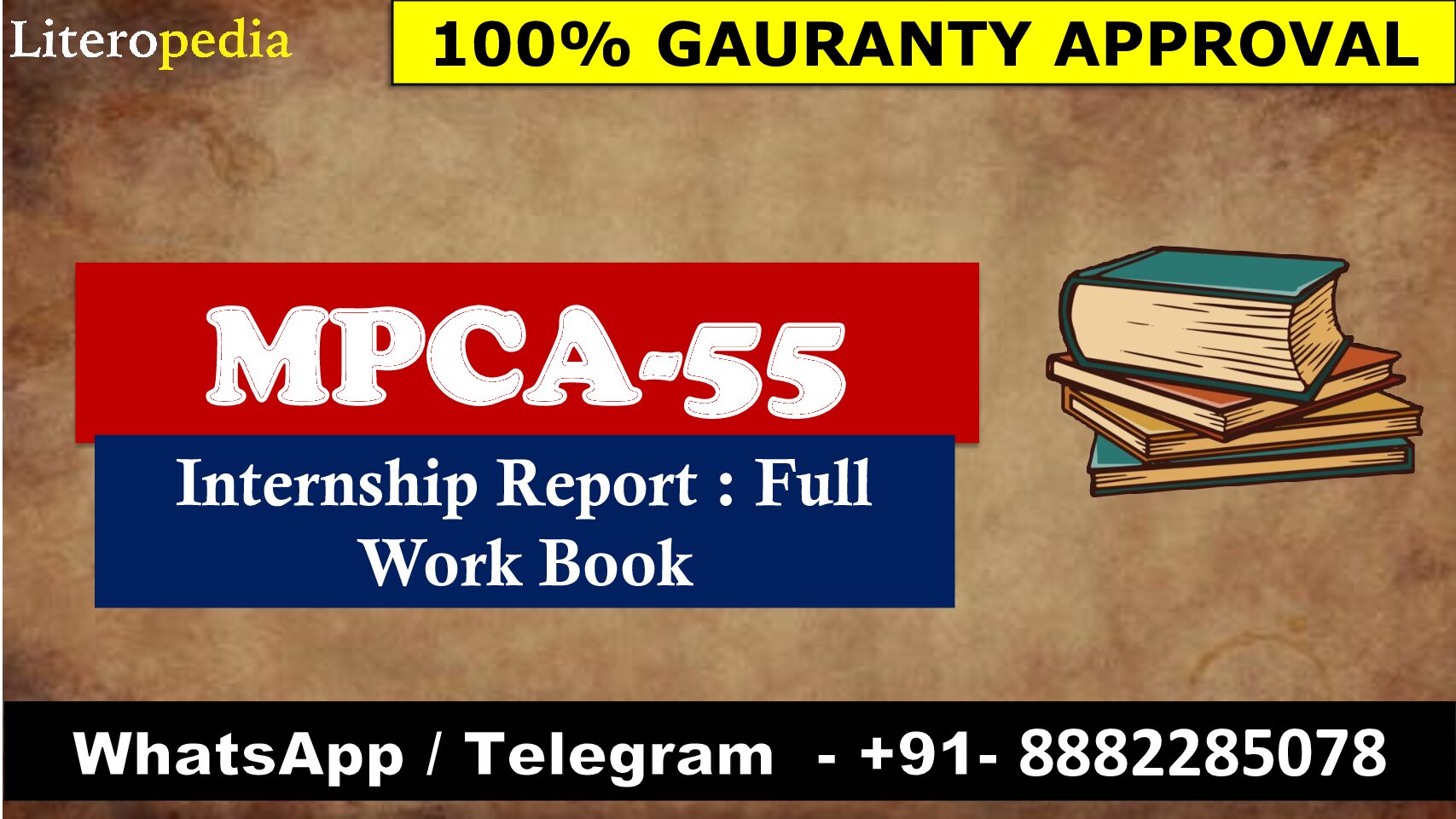 MPCA-55 Internship Report : Full Work Book