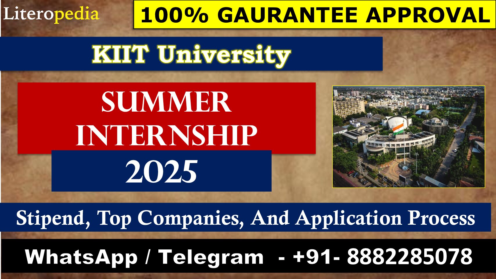 KIIT University Summer Internship 2025