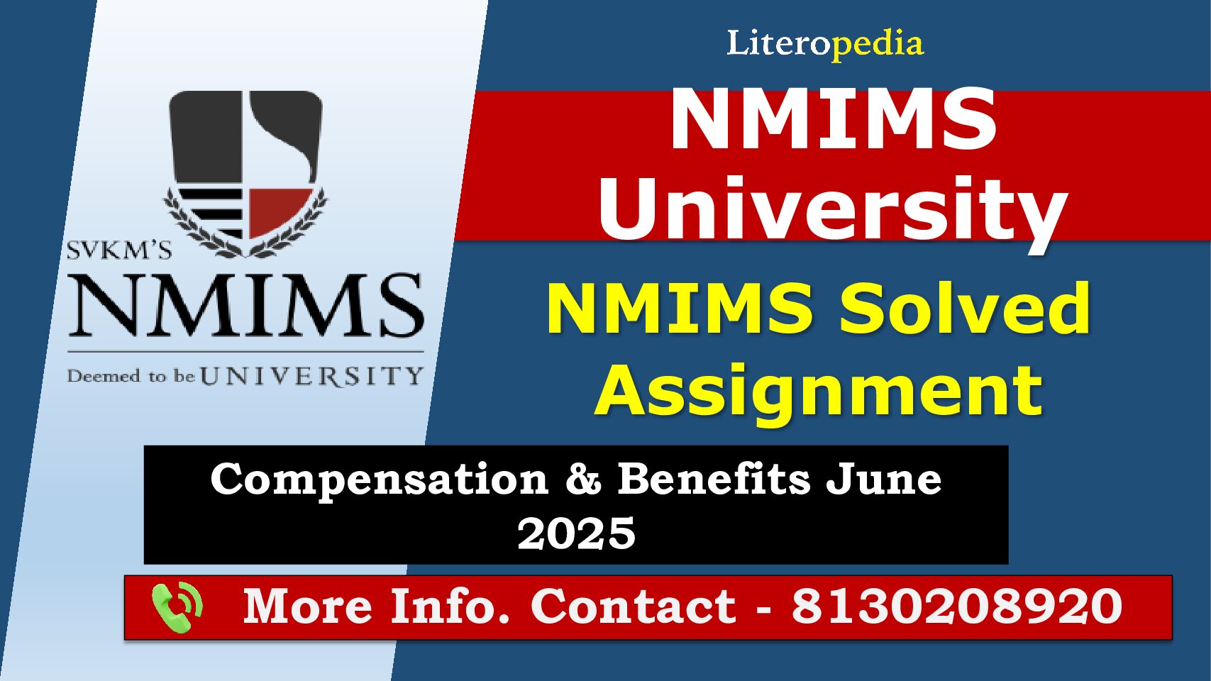 NMIMS Solved Assignment Compensation & Benefits June 2025