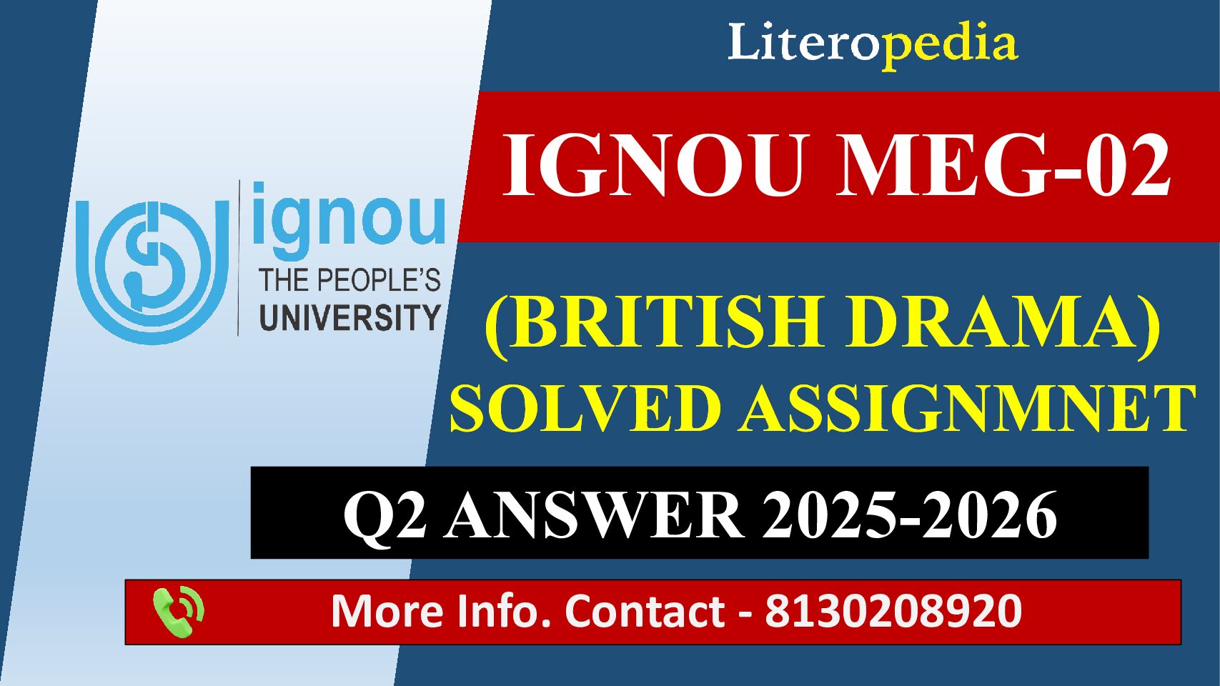 IGNOU MEG 02 Solved Assignment Q2 Answer 2025–26
