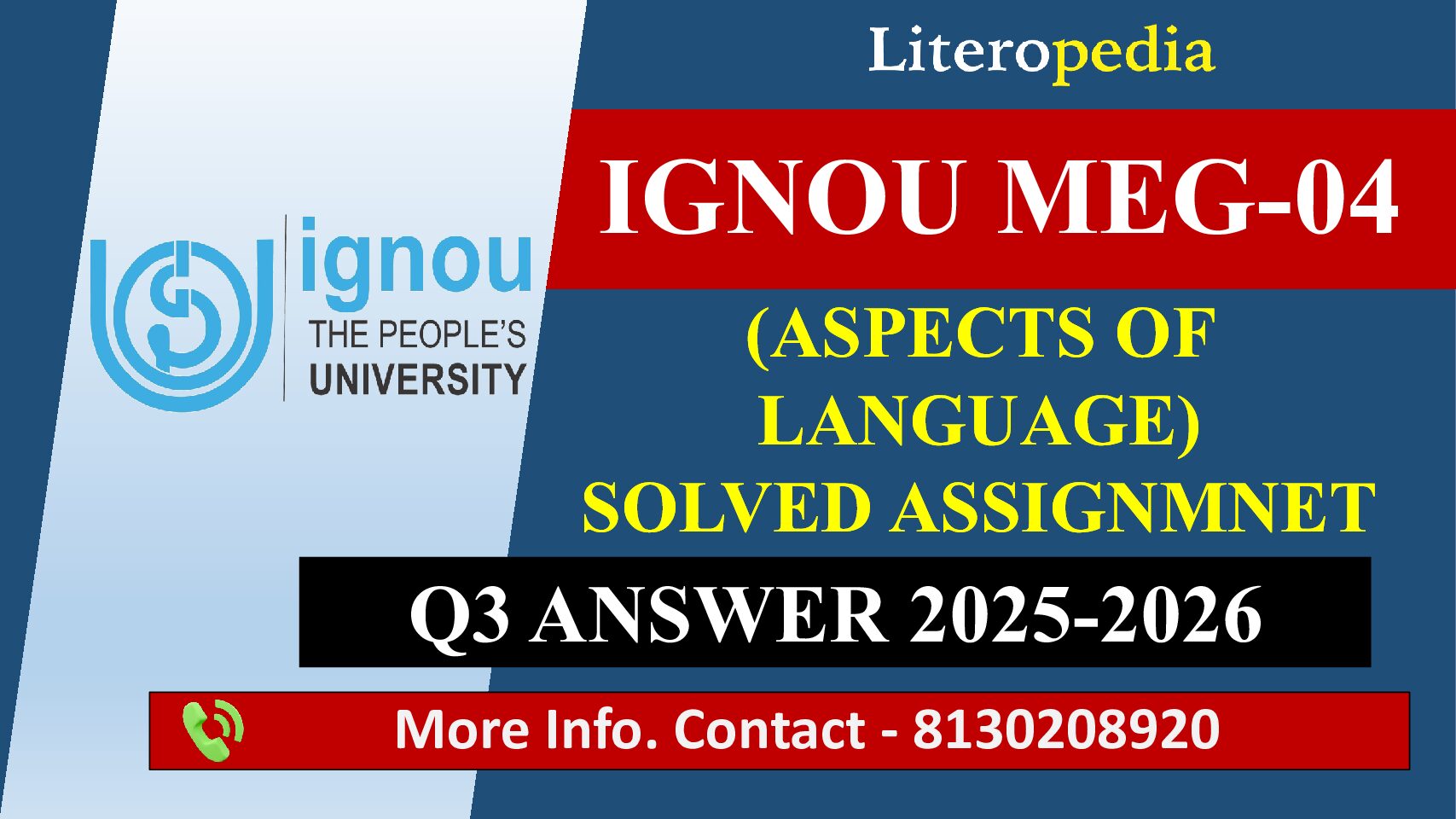 IGNOU MEG 04 Solved Assignment Q3 Answer 2025-26